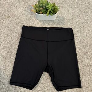 IVL Collection Biker High Waist Shorts (Black) 14